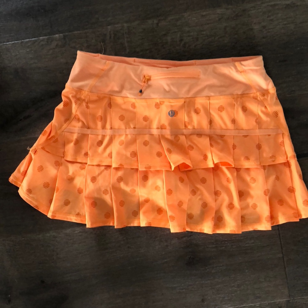 LULULEMON Orange Skirt